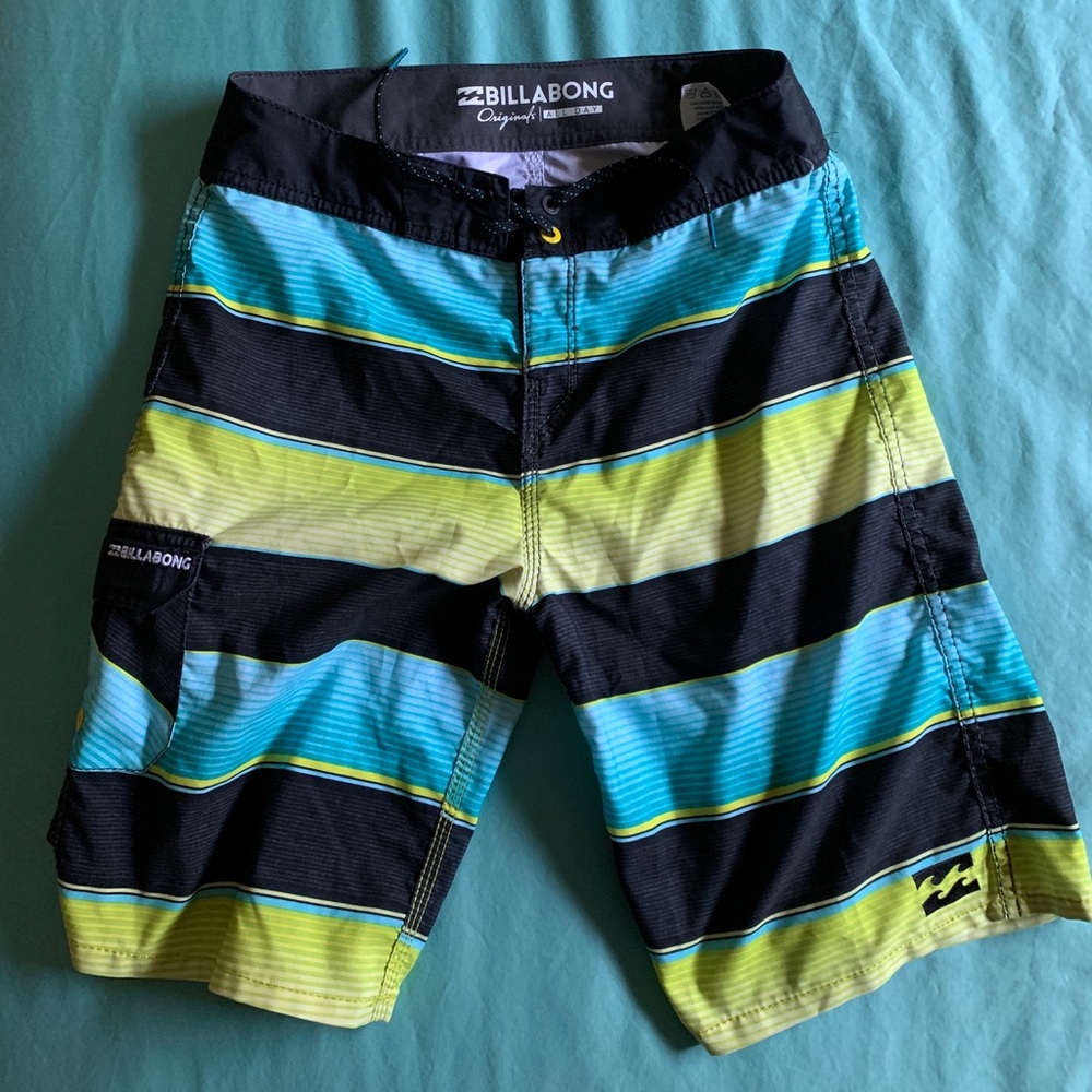 Boy’s 27”  Billabong swim trunks